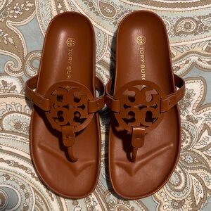 Tory Burch Tan Leather Sandals